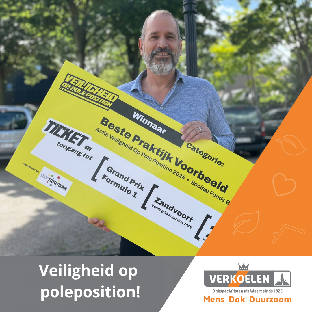 Verkoelen Dakspecialisten zet veiligheid op Poleposition!